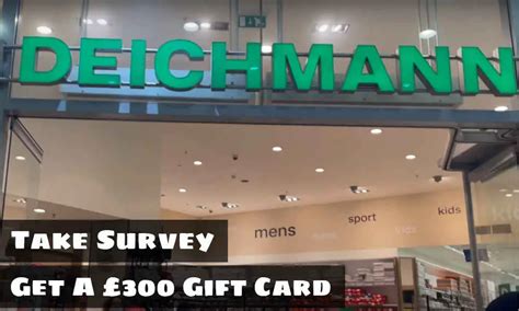 deichmann feedback|feedback for a chance to win 300.